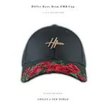 HATER SNAPBACK 【HU201~202】 ROSE BRIM EMB. CAP-BLACK/WHITE老帽