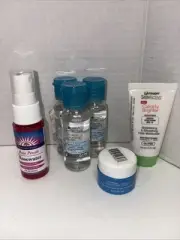 Skincare Travel Lot - Micellar Water, Moisturizer, Rosewater