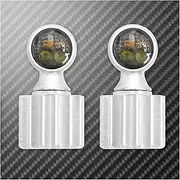 Indicators Flowing Turn Signal Motorcycle 2PCS LED Mini Lamp Turn Signal Amber Light 12V Running Lights For Harley Sportster XL Touring Dyna Softail Road King Turn Signal Indicator(Chrome,Smoke)