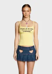[O Mighty] Out Of My Mind Cami Top