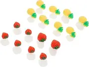 FRCOLOR Nail Art Toe Divider 16pcs Manicure Silicone Toe Separators Design for Salon Home