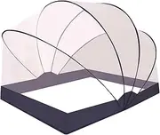 Bed Netting Gnat Protector - Folding Mesh Tent, Portable Sleep Shelter | Insact Repelling Bed Guard, See Through Canopy Shield, pop ups Netting Dome Adult Kids Bedtime Sleeping Setup