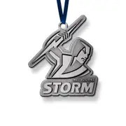 Melbourne Storm NRL Metal Christmas Tree Ornament Decoration