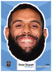 NRL RUGBY Josh adds carr FACE MASK, STATE OF ORIGIN , NSW BLUES QLD MAROONS 1