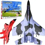 Wonstorex Remote Control Fighter Jet,Wonstorex RC Plane,2.4ghz RC Remote Control Fighter Model Toy Wonstorex,Gravity Gliders Airplane,Zy530 Remote Control Plans (Colorful)