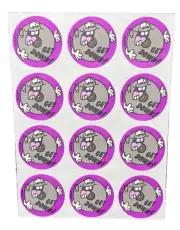 Vtg Trend Scratch And Sniff Stickers Stinky Sticker LICORICE Get Down Record 80s