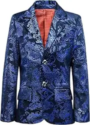 [Lycody] Boys Velvet Blazer Kid Toddler Tuxedo Suit Jacket