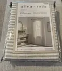 allen + roth 84 in Linen Light Filtering Rod Pocket Single Curtain Panel