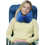 Travelrest Nest - The Ultimate Memory Foam Travel Neck Pillow - Blue