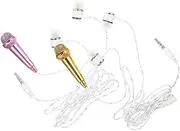 Kisangel Portable Mini Microphone Clip Mini Recording Microphone for Smartphone