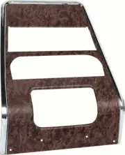 1968 Firebird, Trans Am Center Dash Panel Burlwood w/o AC