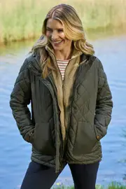 Nebraskan Womens Borg 3 in 1 Jacket