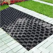 Gravel Grille Mats Honeycomb Gravel Ground Grid for Floor Stabilisation Permeable, Scalable Floor Grid for Garden Path, Walkway, Parking(5x10m/16x32.8ft)
