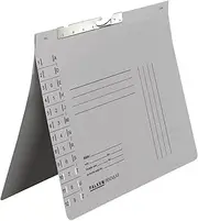 FALKEN Pendular Pendel Bottom-Up Flat Files with Index Slots, A4, 320g - Grey, Pack 50