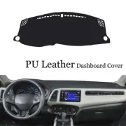 Dashboard Console Cover PU Leather Protector Sunshield Pad For Honda Vezel HR-V