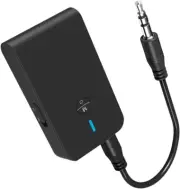 Bluetooth 5.3 Transmitter Receiver, 2-In-1 Adapter for TV, PC, MP3, Gym, Airplan