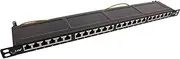InLine® 76824 °F Patch Panel 24-Port 6 A 24-Port 48.26 cm/19 Inches Pack of 50 Black