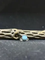 Native American Navajo golden hill turquoise Sterling Silver Ring Size 7