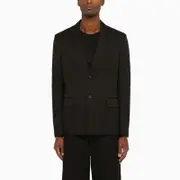[Off-White™] Classic black wool blazer 50 IT Black
