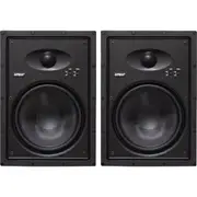 EARTHQUAKE EWS800 8" Edgeless Inwall Speakers Pair EWS800 Frameless Design For Reduced