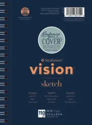 Strathmore Vision Sketch Pad, 5.5"x8.5" Wire Bound