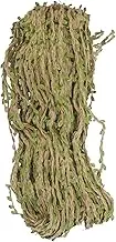 WATIIFUFU Braided Jute Vine with Artificial Leaves Burlap Leaf Ribbon for Jungle Themed Birthday Party Home and Garden Decor Weather Resistant Easy Setup Natural Look