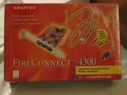 New ADAPTEC FireConnect 4300A 3 Port PCI Firewire Card NIB