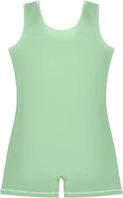 [ODAWA] Celadon Girls Leotard Gymnastics Toddler Unitard Biketard Clothes Leotards for Toddler 2-10T