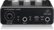 Behringer U-PHORIA UM2 USB 2x2 Audio Interface Guitar / Bass F/S w/Tracking# NEW