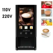 Commercial Coffee Machine 3 Flavors Instant Coffee Maker Office Coffee Machine