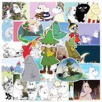 在飛比找蝦皮購物優惠-❉ 河馬姆明 Moomin 款式1 卡通動畫 防水塗鴉貼紙 