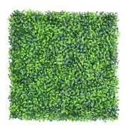 20" Artificial Boxwood Double Color Leaf Privacy Fence Screen D??cor Panel Hedge