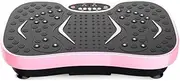 Indoor Fitness Shaking Machine, Sports Equipment, Vibration Plate, Rubber Bumps, Foot Massage, Three-Level Vibration Area,Pink
