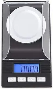 [NETFEN] Kitchen Digital Baking Scales,Electronic Food Scale,High Precision 100g 0.001g Portable Electronic Scales Digital Diamond Jewelry Gold Scale Laboratory Gram Weighing Balance(Color : Black)