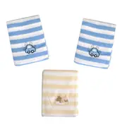 Living Home for Baby Boys Car and Bear Pack of 3 Embroidered Polar Fleece Stripe Cot Blankets 100 x 140cm