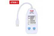 USB Power Meter LCD USB Tester Detector Voltmeter Ammeter Digital Power Capacity Tester (UT658C)