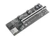 Ethereum PCI-E 1x to 16x Powered USB3.0 GPU Riser Extender Adapter Card VER 009