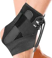 Ankle Brace for Women - Lace Up Ankle Compression Stabilizer | Breathable Foot Compression Wrap for Men, Women, Adults, and Teens