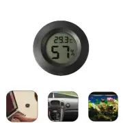 Mini Hygrometer Thermometer with Digital Cigar LCD Display Indoor Temperature US