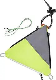 Cycling Storage Bag, Bicycles Triangle Bag, Waterproof Reflective Shoulder Backpack Rear Under Seat Bike Accessories for Mountain & Road