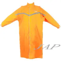 在飛比找蝦皮商城優惠-JAP YW-R301 尼龍全開雨衣 橘色 袖口調整 安全反