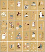 Christmas Cards with Envelope Set of 30 - A6 Folding Cards Christmas Greeting Cards
