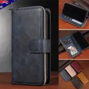 For iPhone 16 16e 15 14 13 Pro Max XR 8 Shockproof Leather Zip Wallet Case Cover