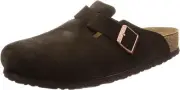 Birkenstock 0660463N: Women's Boston SFB Sandals, Narrow, Mocha