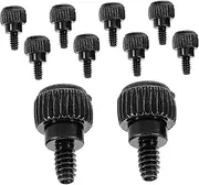 COHEALI 10pcs Pc Computer Case Electronic Parts Hand Screw Hard Drive Mounting Screws Computer Repair Black Q215a Carbon Steel