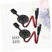 CAXUSD Quick Connection Cable for Solar Panels 0.3m Length 8 Screws Charge Solar Batteries Safely