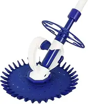 Upgraded Automatic Swimming Pool Vacuum Cleaner Powerful Suction Pool Cleaner Inground Above Ground Pool Sweeper with Hose
