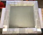 Stunning Selenite Crystal Wall Mirror Bathroom Accent Contemporary Mirror Decors
