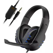 Gaming Headset Headphone with Microphone Volume Wired for PS4 PS5 XBOX ONE