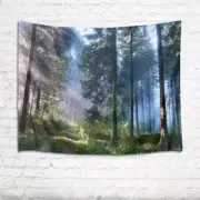 Beautiful Dense Forest 3D Wall Hang Cloth Tapestry Fabric Decorations Decor